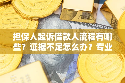 济南担保人起诉借款人流程有哪些？证据不足怎么办？专业律师解答