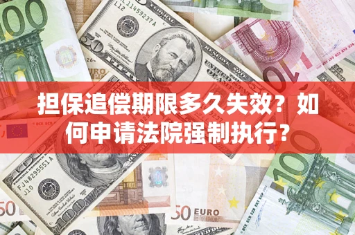 济南担保追偿期限多久失效？如何申请法院强制执行？