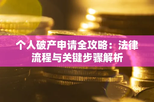 济南个人破产申请全攻略：法律流程与关键步骤解析
